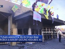 Ada Unjuk Rasa, Kedubes AS di Baghdad Dilumat Api