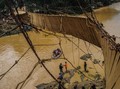Jembatan Gantung Diterjang Banjir Bandang, Empat Orang Tewas