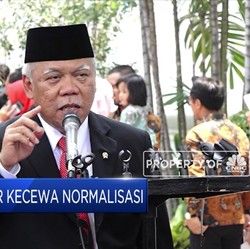 Menteri PUPR Kecewa Normalisasi Sungai Masih Separuh Target