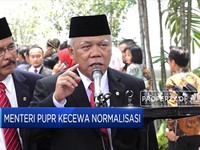 Menteri PUPR Kecewa Normalisasi Sungai Masih Separuh Target