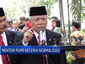 Menteri PUPR Kecewa Normalisasi Sungai Masih Separuh Target