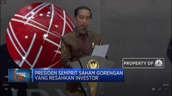 Presiden Semprit Saham Gorengan di Pasar Modal