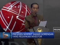 Presiden Semprit Saham Gorengan di Pasar Modal