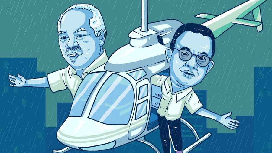 Menteri Basuki vs Gubernur Anies Soal Banjir, Siapa Benar?