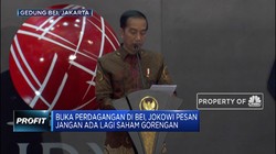 Presiden Jokowi: Setop Manipulasi Saham-Saham Gorengan