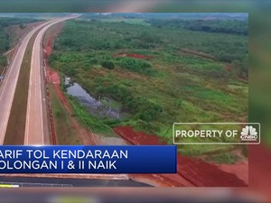 Tarif Tol Kendaraan Golongan I & II Naik
