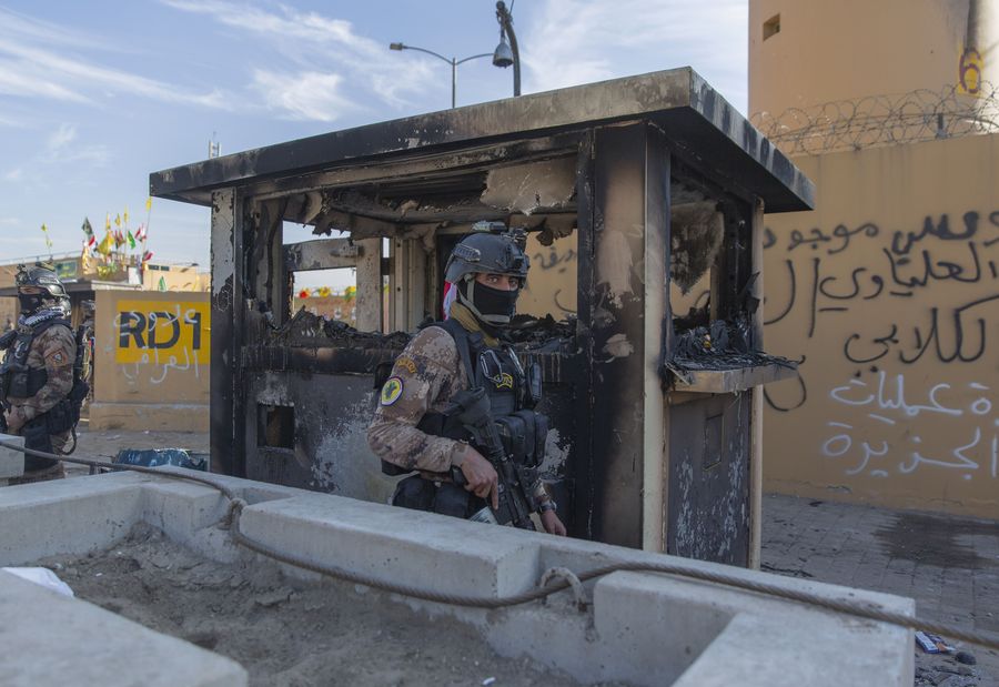 Rudal katyusha dikabarkan kembali menyerang pangkalan militer Irak, yang dipenuhi tentara koalisi pimpinan AS.