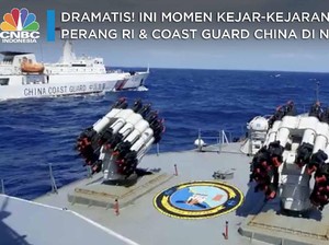 Sengit! Kapal Perang RI vs Coast Guard China di Laut Natuna