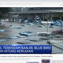 Pool Terendam Banjir, Blue Bird Masih Hitung Kerugian