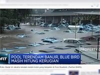 Pool Terendam Banjir, Blue Bird Masih Hitung Kerugian
