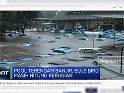 Pool Terendam Banjir, Blue Bird Masih Hitung Kerugian