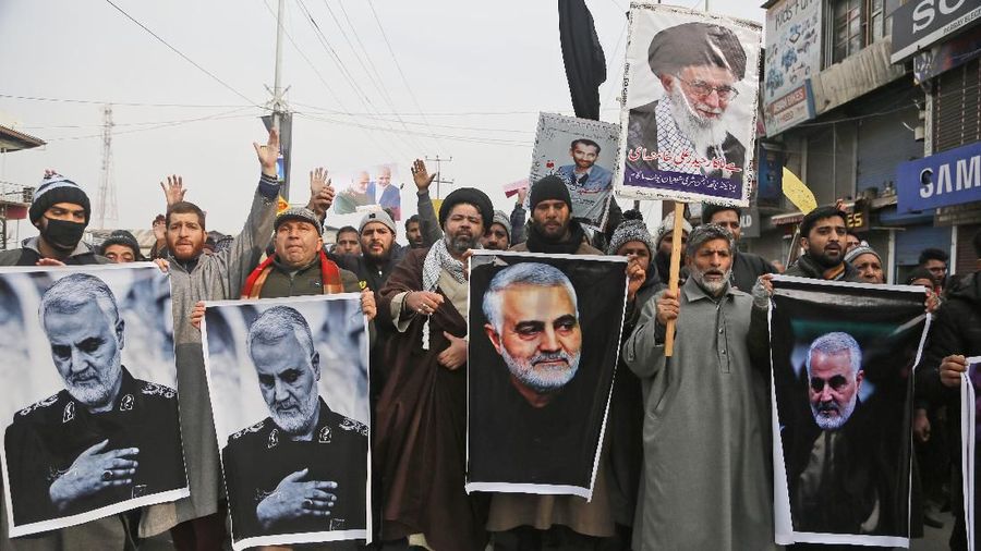 pemimpin Iran Qasem Soleimani terbunuh setelah rudal AS jatuh di Bandara Internasional Irak.