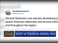 Gedung Putih Akui Trump Perintahkan Penembakan Jenderal Iran