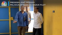 Momen Saat Jokowi Sidak Ke Waduk Pluit Tanpa Anies