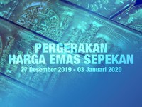 Sentuh US$ 1.550/Oz, Begini Pergerakan Harga Emas Pekan ini