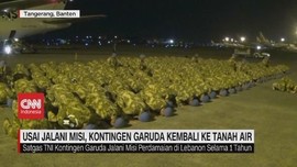 VIDEO: Usai Jalani Misi, Garuda TNI Kembali ke Indonesia