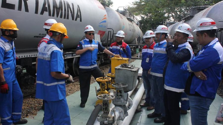 Kunjungan ini dalam rangka monitoring penyediaan dan pendistribusian BBM menghadapi Natal 2019 dan Tahun Baru 2020.