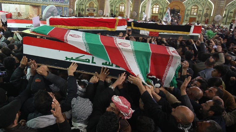 Qasem Soleimani pemimpin militer iran tewas akibat serangan militer AS di dekat Bandara Internasional Baghdad, Irak, pada Jumat (3/1/2020) dini hari.