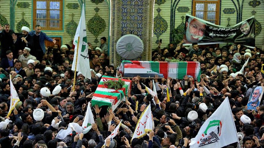 Qasem Soleimani pemimpin militer iran tewas akibat serangan militer AS di dekat Bandara Internasional Baghdad, Irak, pada Jumat (3/1/2020) dini hari.