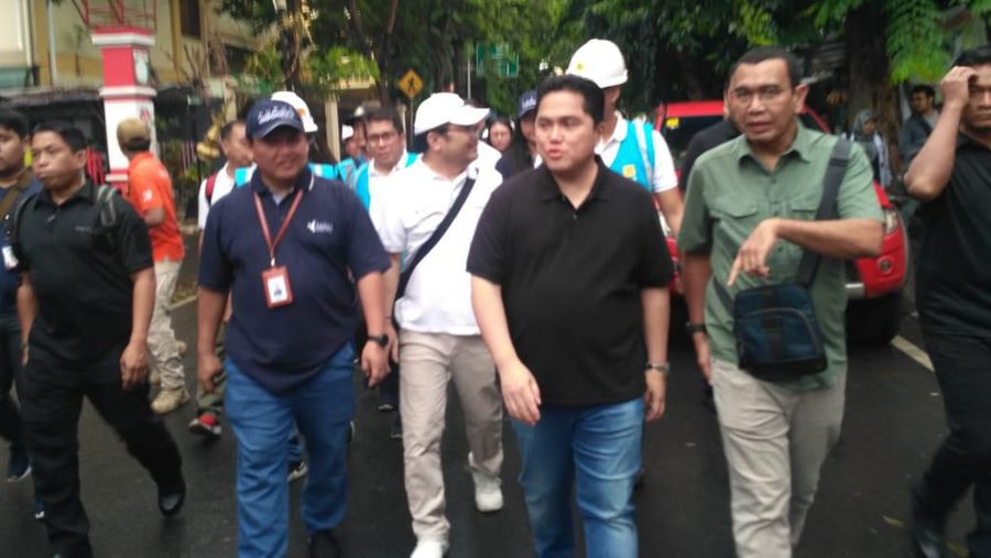 Erick mengatakan para oknum tersebut membuat fitnah yang menyebutkan dirinya dan Presiden Joko Widodo terlibat dalam skandal Jiwasraya.