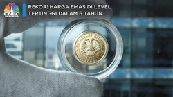 Rekor! Harga Emas di Level Tertinggi dalam 6 Tahun