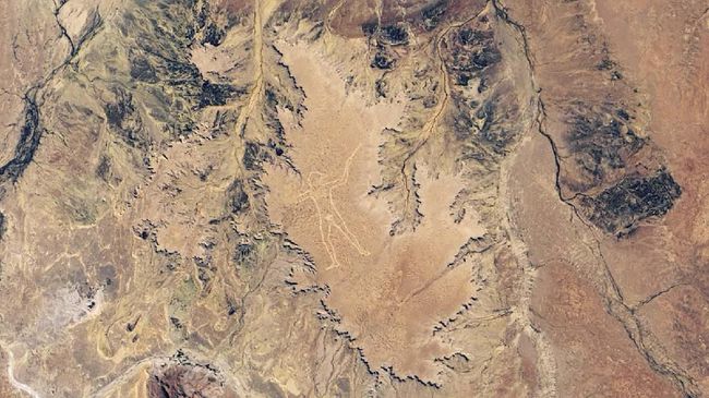 Nasa Rilis Gambar Marree Man, Ukiran Raksasa dari Australia