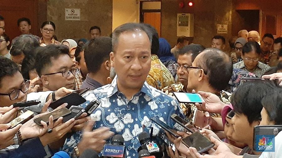 Menteri Perindustrian Agus Gumiwang (CNBC Indonesia/Efrem Siregar)