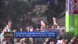 Begini Penghormatan Terakhir Iran Bagi Qassem Soleimani