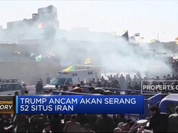 Diancam Iran, Trump Ancam Balik Lenyapkan 52 'Harta' Teheran