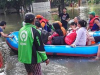 Mitra Driver Apresiasi Respon Cepat Gojek Tanggulangi Banjir
