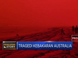 Wahh...Kebakaran Buat Langit Australia Memerah