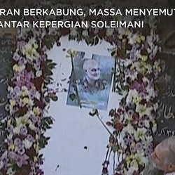Iran Berkabung, Massa Menyemut Antar Kepergian Soleimani