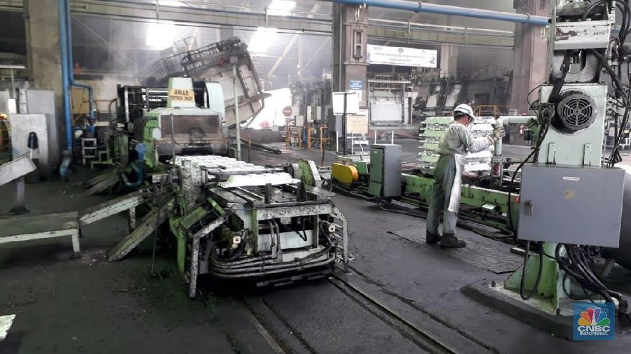 Pabrik Peleburan Alumunium Inalum, Kuala Tanjung, Sumatera Utara (CNBC Indonesia/Ferry Sandi)