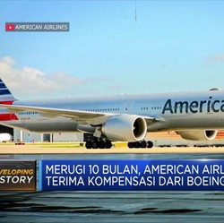 Kompensasi Cair, American Airlines Boleh Lega