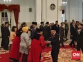 Jokowi Saksikan Sumpah Suhartoyo-Daniel Yusmic Jadi Hakim MK