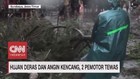 VIDEO: Hujan Deras & Angin Kencang, Pemotor Tewas