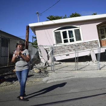 Puerto Rico Diterjang Gempa, Puluhan Rumah Roboh