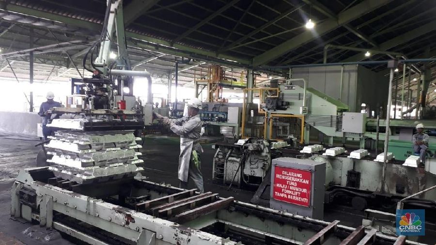 Pabrik Peleburan Alumunium Inalum, Kuala Tanjung, Sumatera Utara (CNBC Indonesia/Ferry Sandi)