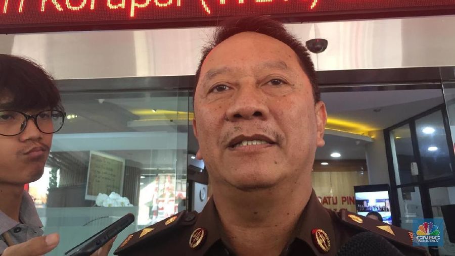 Hari Setiyono - Kepala Pusat Henerangan dan Hukum Kejagung  (CNBC Indonesia/Monica wareza)