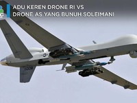 Adu Keren Drone RI Vs Drone AS yang Bunuh Soleimani