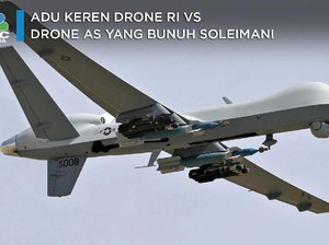 Adu Keren Drone RI Vs Drone AS yang Bunuh Soleimani