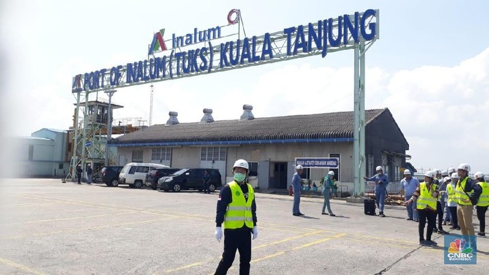 Pabrik Peleburan Alumunium Inalum, Kuala Tanjung, Sumatera Utara (CNBC Indonesia/Ferry Sandi) Pabrik Peleburan Alumunium Inalum, Kuala Tanjung, Sumatera Utara (CNBC Indonesia/Ferry Sandi)