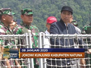Jokowi Kunjungi Kabupaten Natuna hingga Ukrainian Air Jatuh