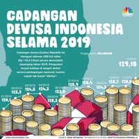 Cuan, Cadangan Devisa Indonesia Menggunung Selama 2019