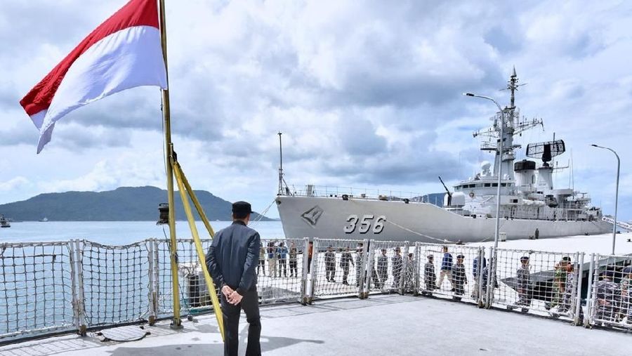 Pernyataan itu disampaikan Presiden selepas bertanya kepada Panglima TNI.