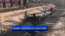 Ini Penampakan Pesawat Boeing Milik UIA  yang Jatuh di Iran