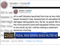 Rudal Iran Serang AS, Trump: All Is Well