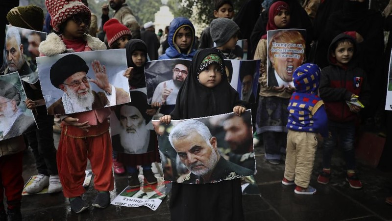 Pembunuhan terhadap Soleimani oleh tentara AS memicu protes di negara lainnya seperti Pakistan dan India