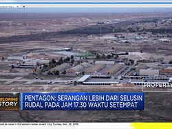 Ngeri! Rudal Iran Hantam Basis Militer Irak & Koalisi AS