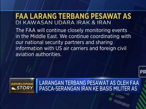 Larang Terbang, Pesawat AS di Iran dan Irak, Kenapa?
